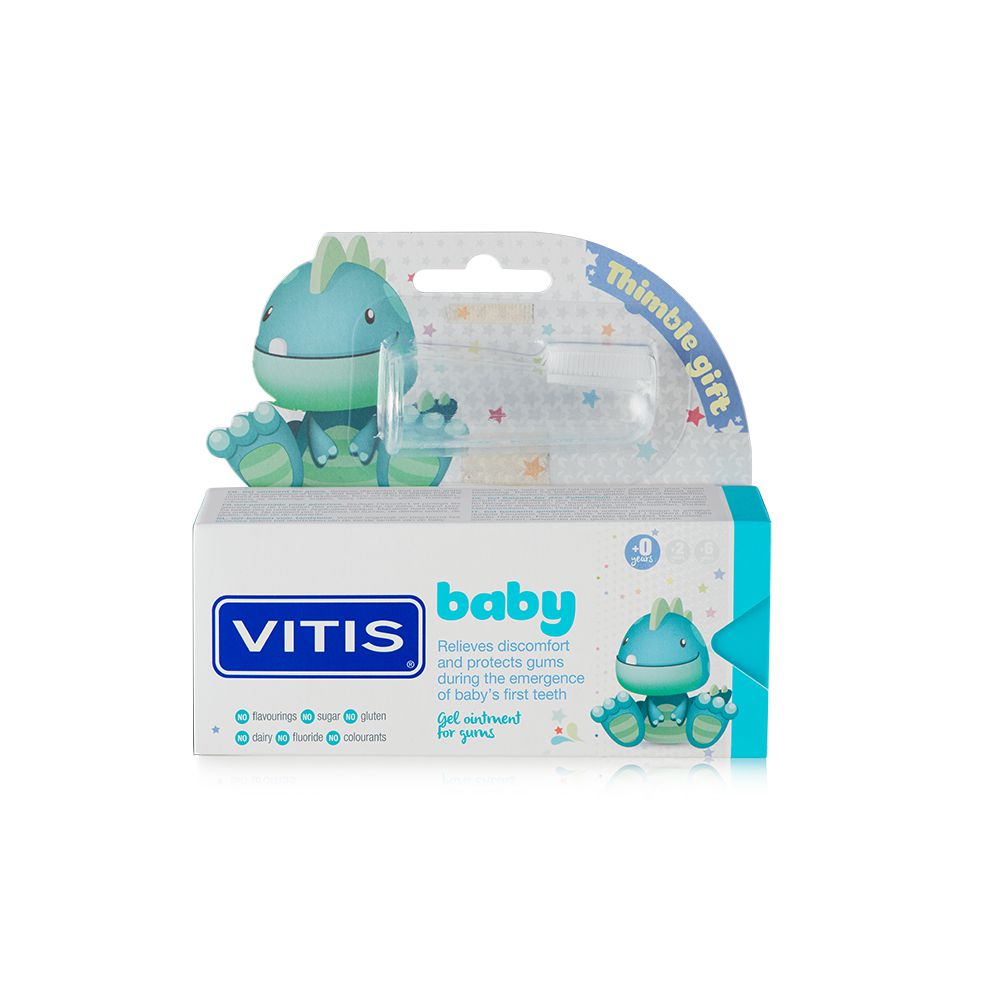 VITIS Baby Gel+Fingerzahnbürste Zahngel