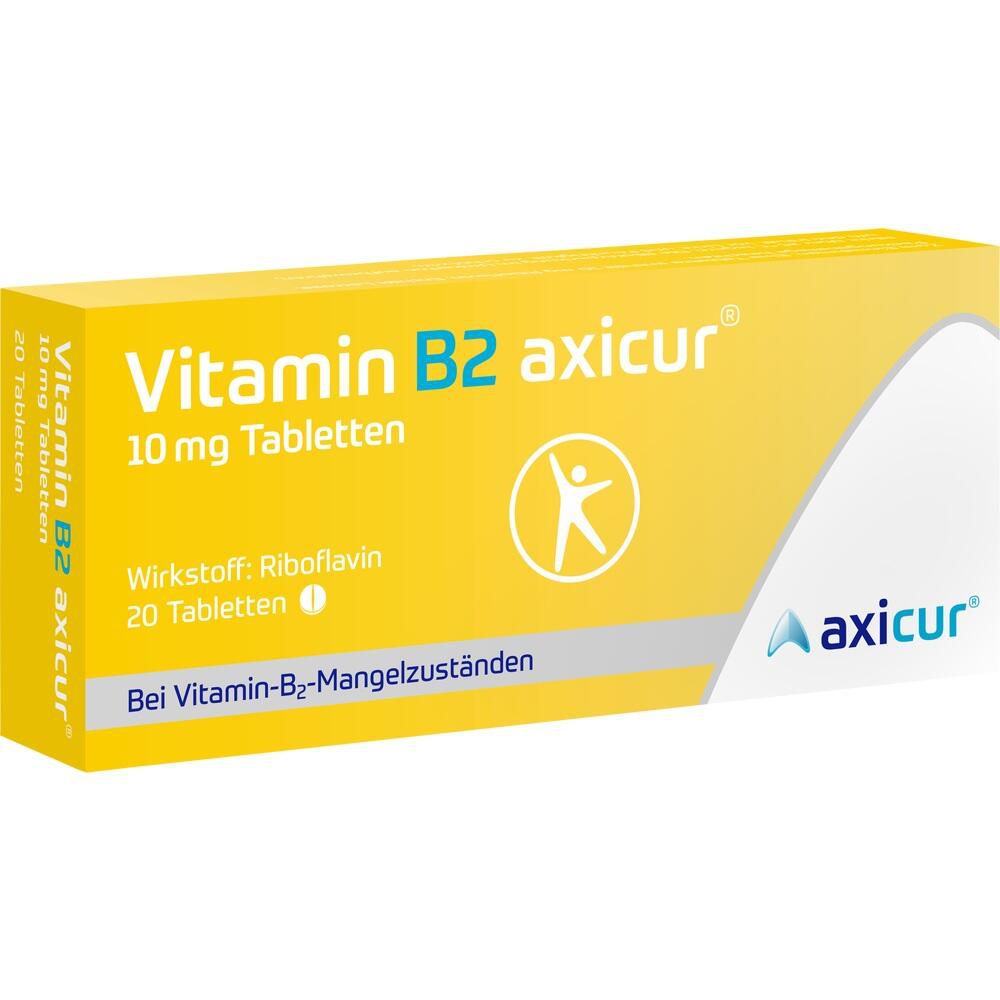 Vitamin B2 axicur® 10 mg (20) Tabletten