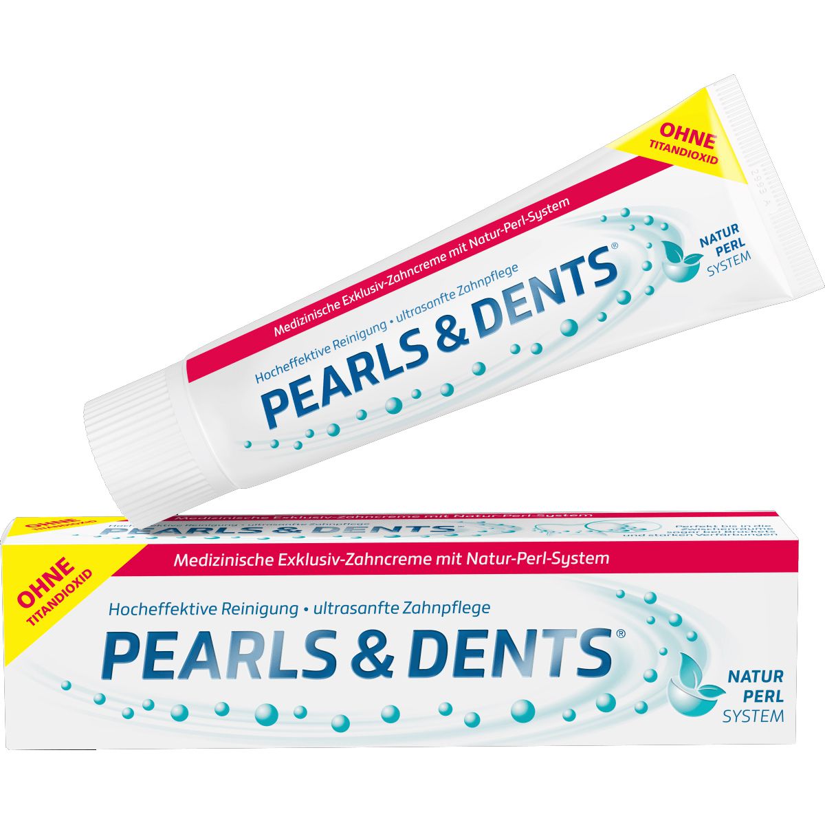 PEARLS & DENTS Exklusiv-Zahncreme ohne Titandioxid