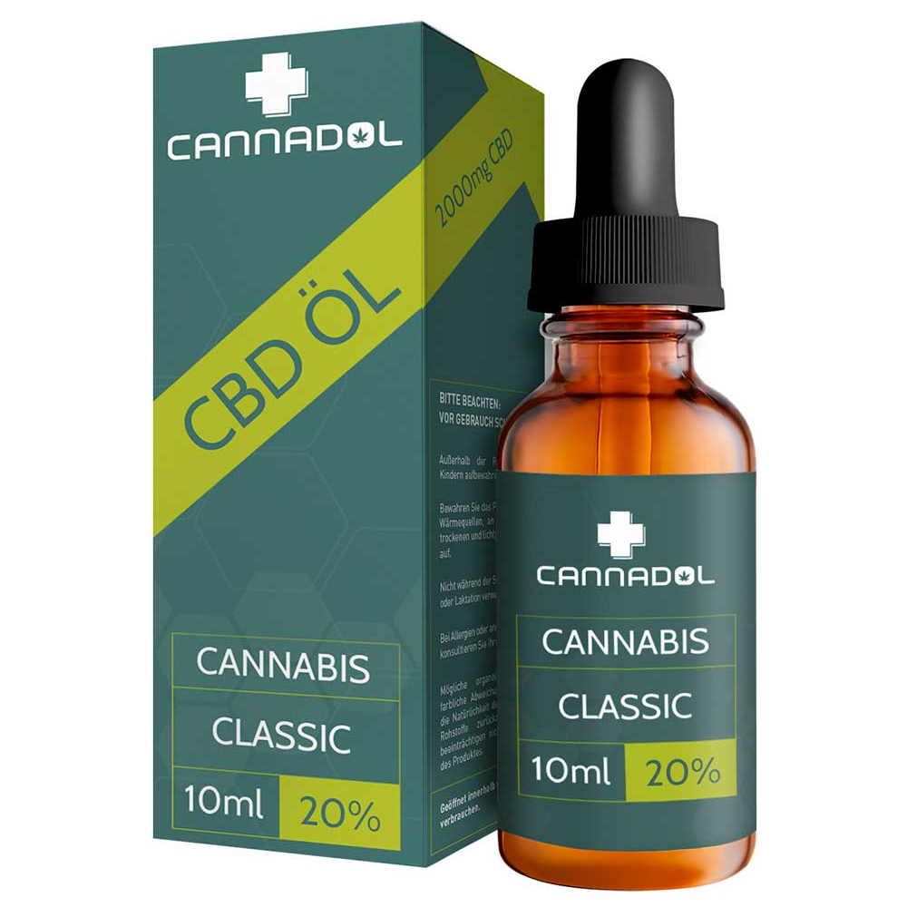 CBD 20% Bio Cannadol Hanfextrakt Classic Tropfen