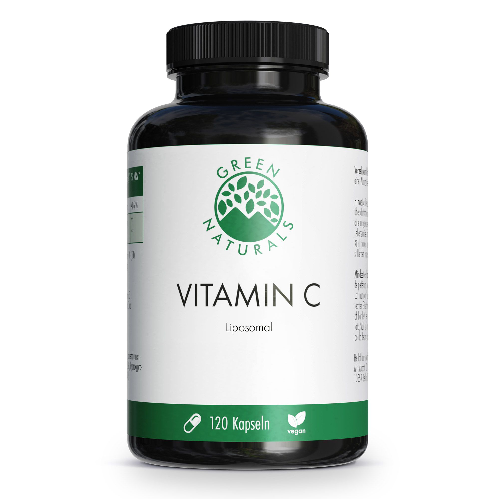 GREEN NATURALS® Liposomales Vitamin C 325 mg zur Unterstützung des Immunsystems